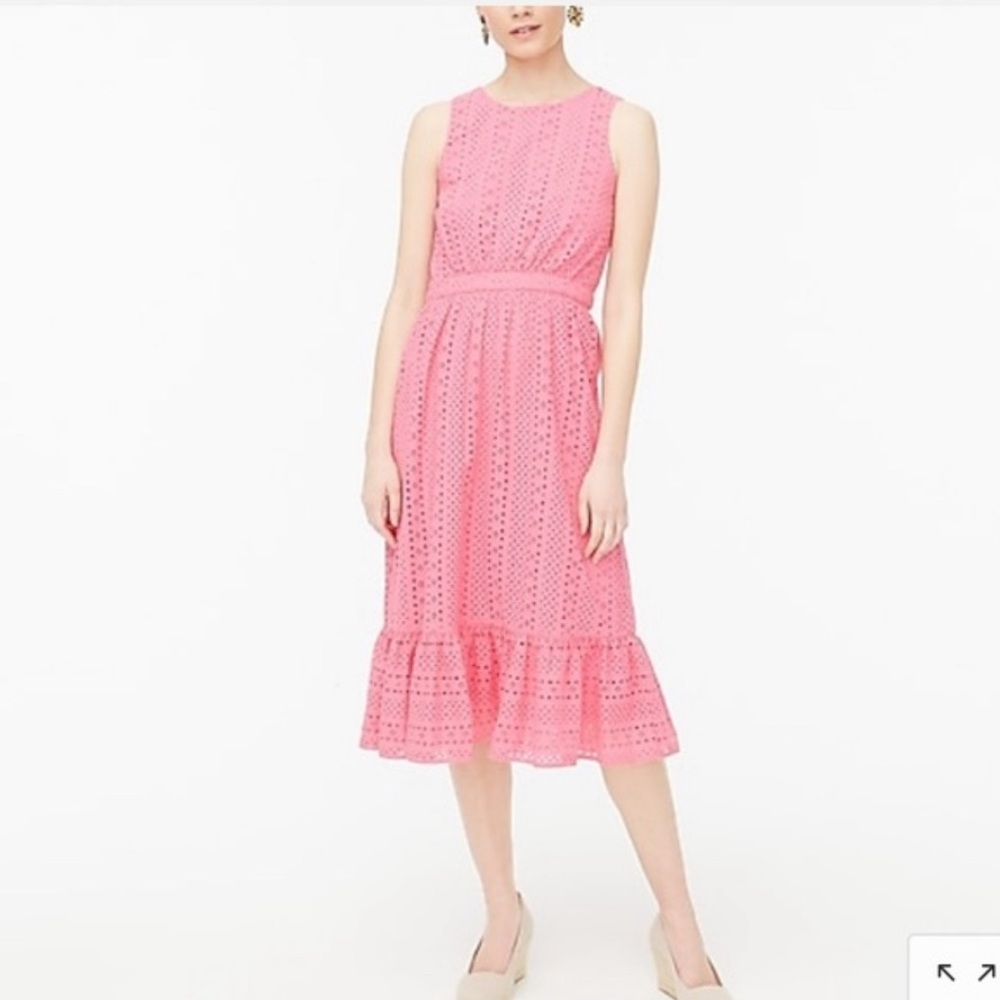 J crew pink dress